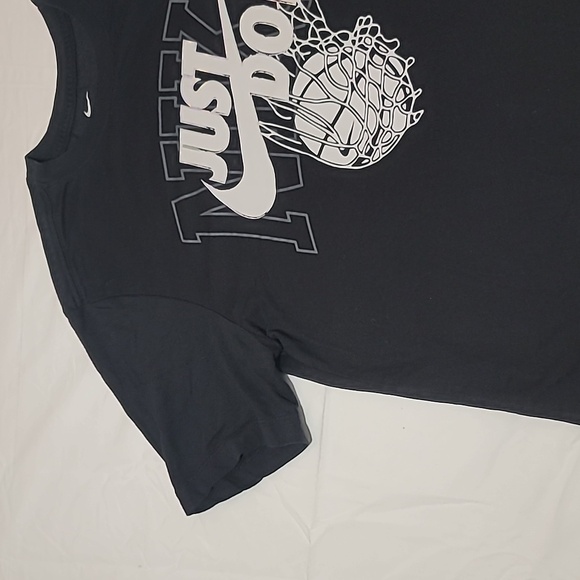 Nike Dri-Fit "Just Do It" Men Basketball T-Shirt Black DR7639-010 Size Small - Picture 5 of 10